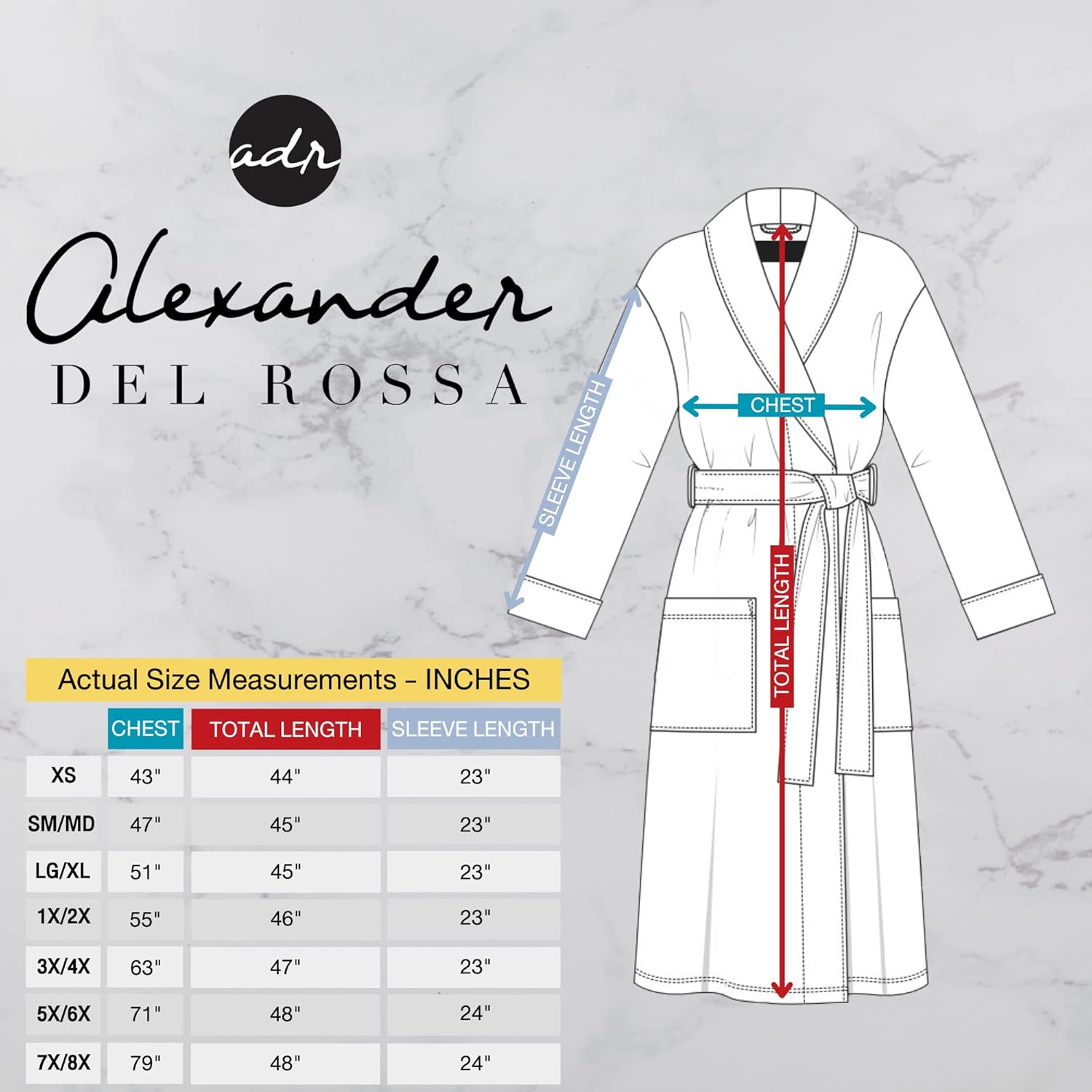 Alexander Del Rossa SLEEPWEAR レディース