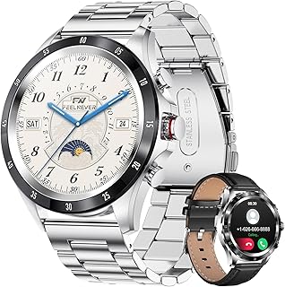 Smart Watch for Men,1.32"Bluetooth Call Fitness Watch with Heart Rate Sleep Monitor,Step Counter Fitness Tracker 20 Sports Modes IP67 Waterproof Smart Watch for Android iOS