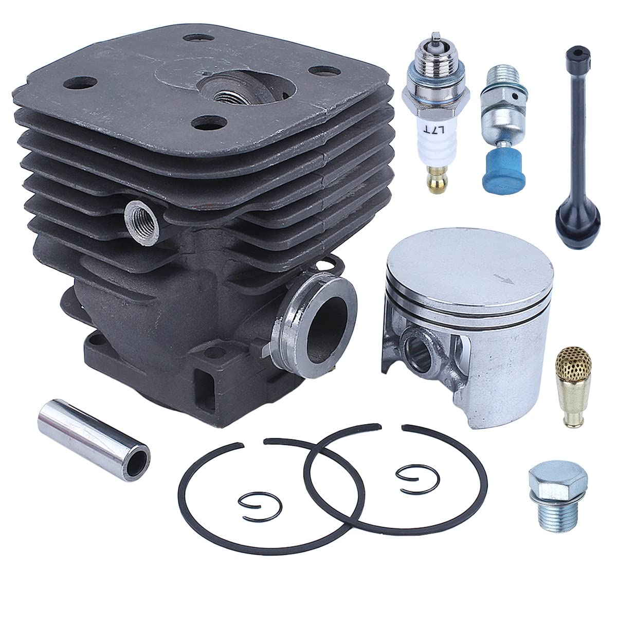 Amazon.com: hhseyewell 56mm Cylinder Piston Kit for Husqvarna 395