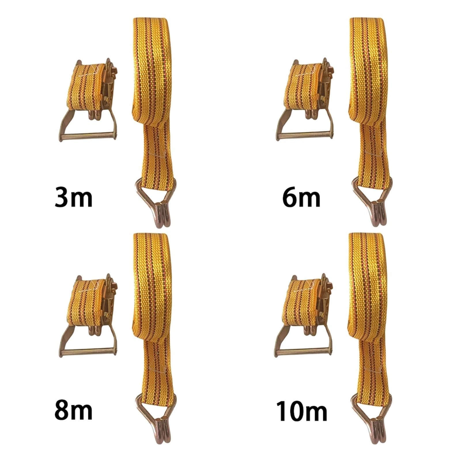 Zurrgurt, Frachtbindungs-Umreifungsspanner, Zurrgurt for Autofracht, Ratschengurt, Spannseil for Fahrrad, Motorrad, Transport, päck, enr Gürtel(10m)