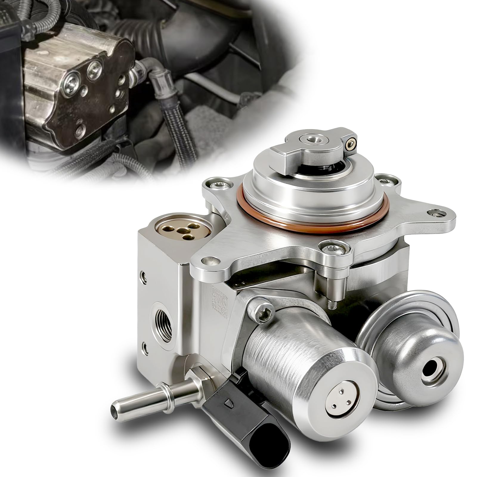 Photo 1 of 13517573436 High Pressure Fuel Pump Fit For 2007-2012 BMW MINI Cooper S Turbocharged R55 R56 R57 R58 R59 With N14 Engine L4 1.6L Replace 9819938480 13537528345