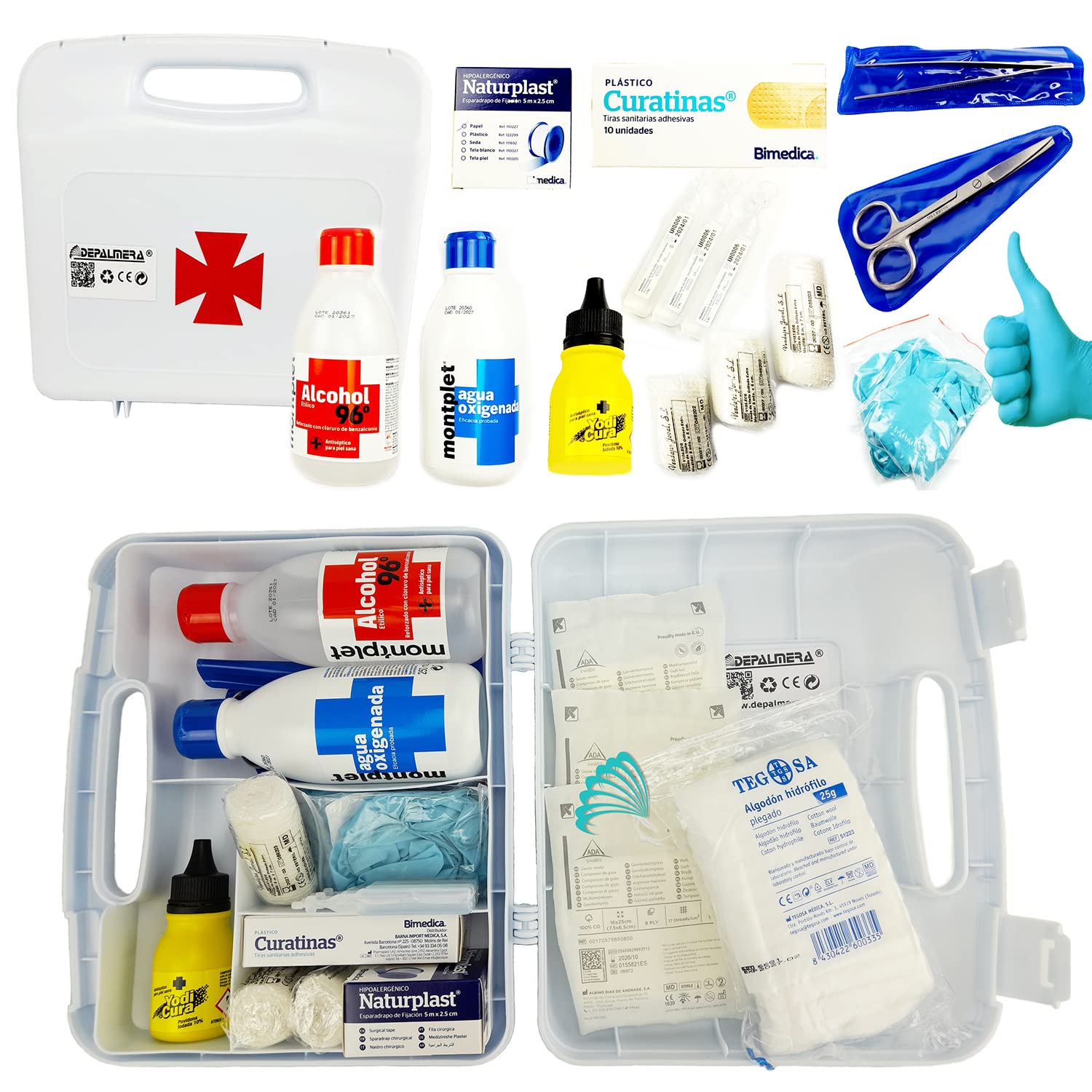 Pharma Botiquin Primeros Auxilios Emergencia Maletin Completo Homologado para Autocares Ambulancias