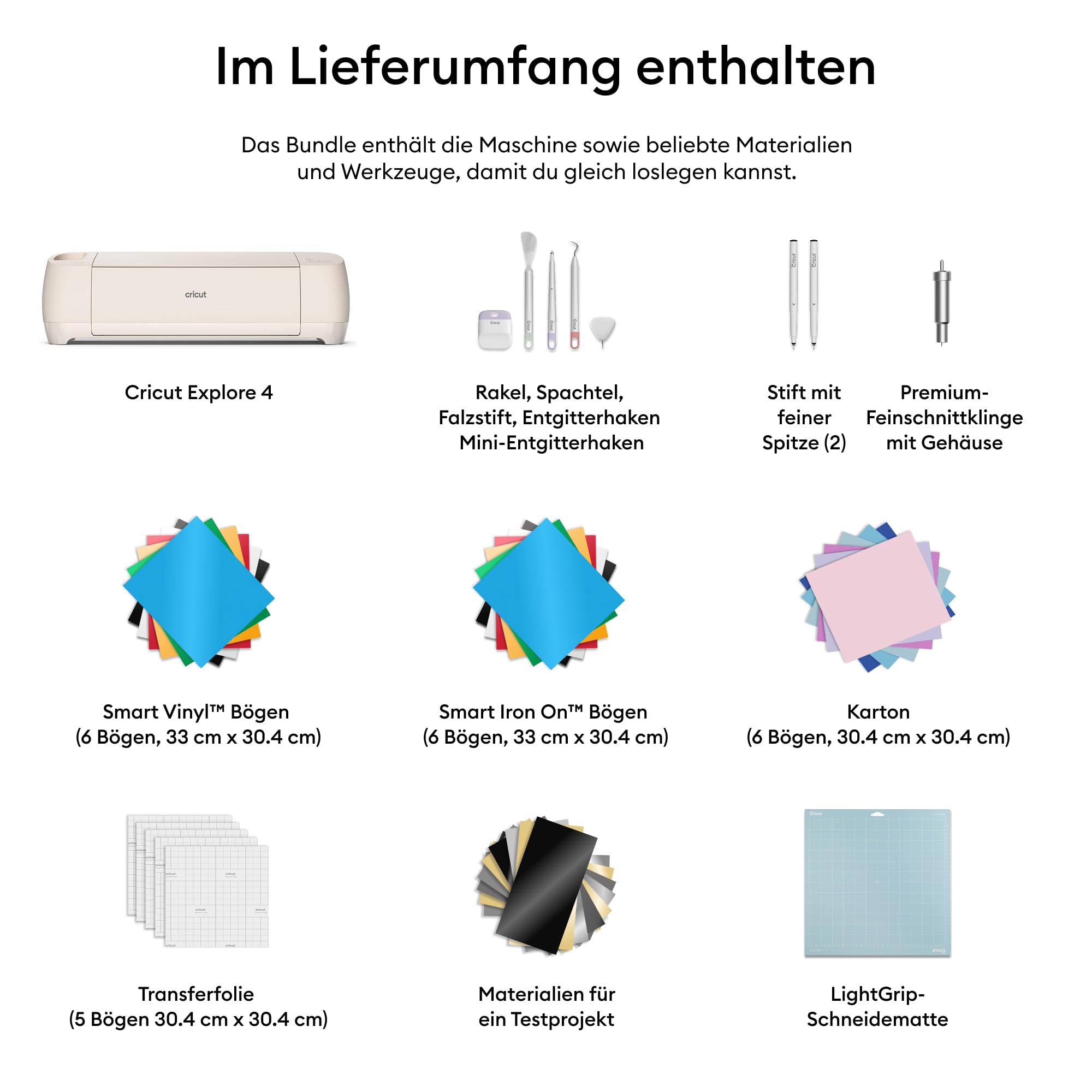 Cricut Explore 4 Essentials-Paket
