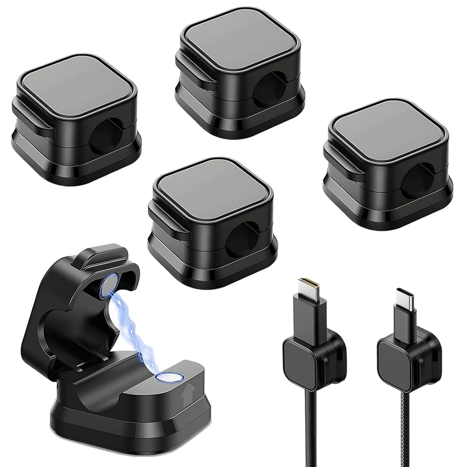 GLUN Magnetic Cable Organizer Clips