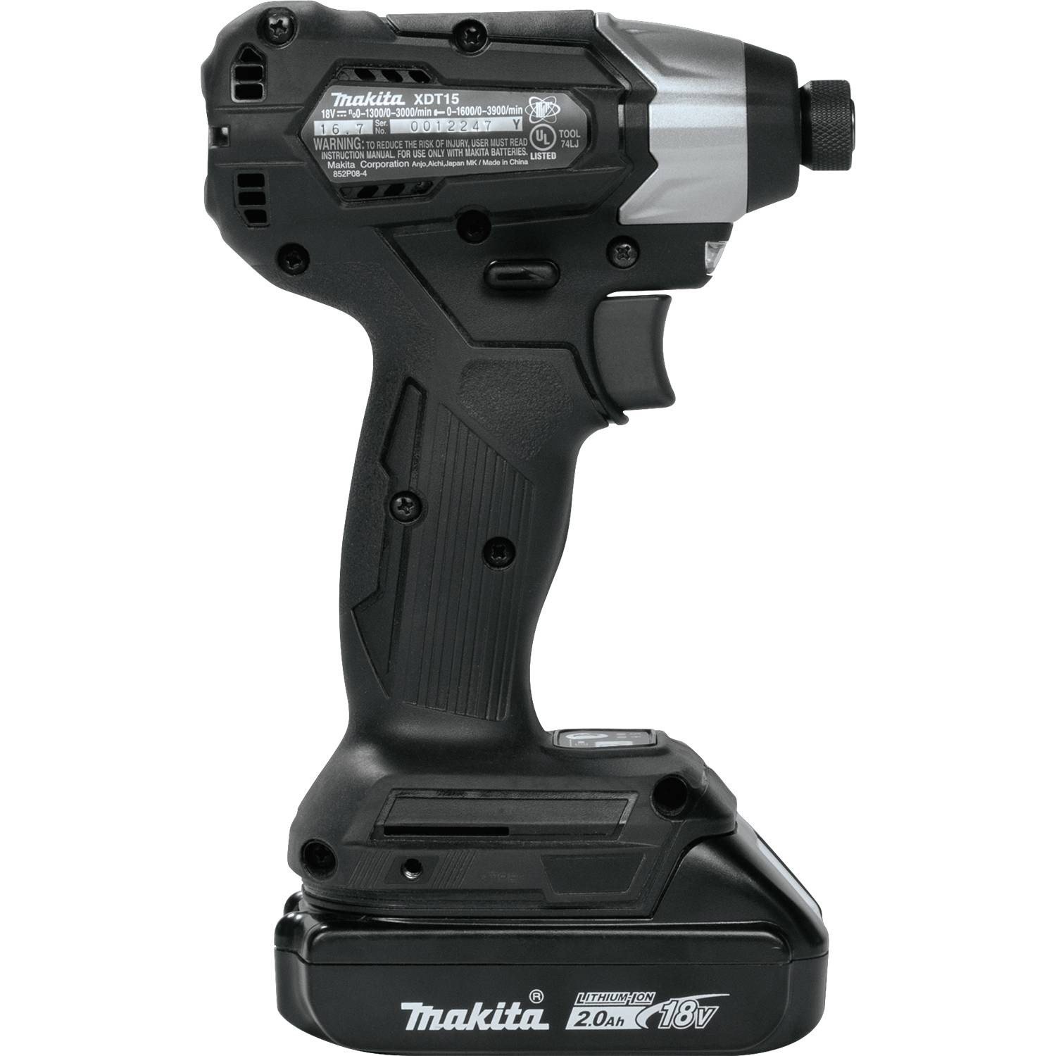 Makita Xdt15rb 18v Lxt Lithium Ion Sub Compact Brushless Cordless