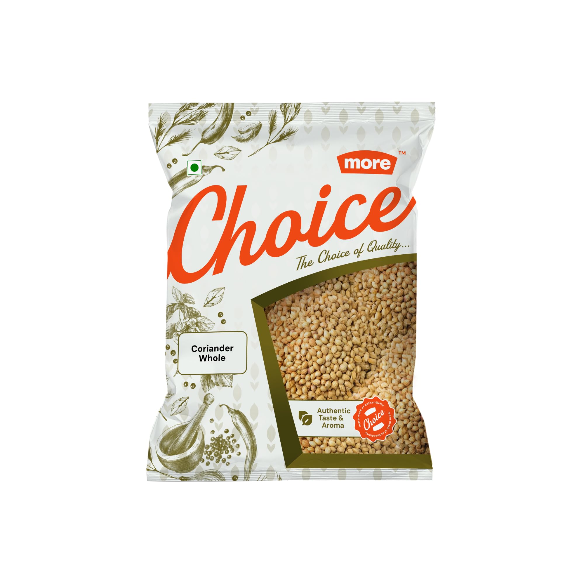 Superior Dhaniya - Green Whole, 500g Pouch