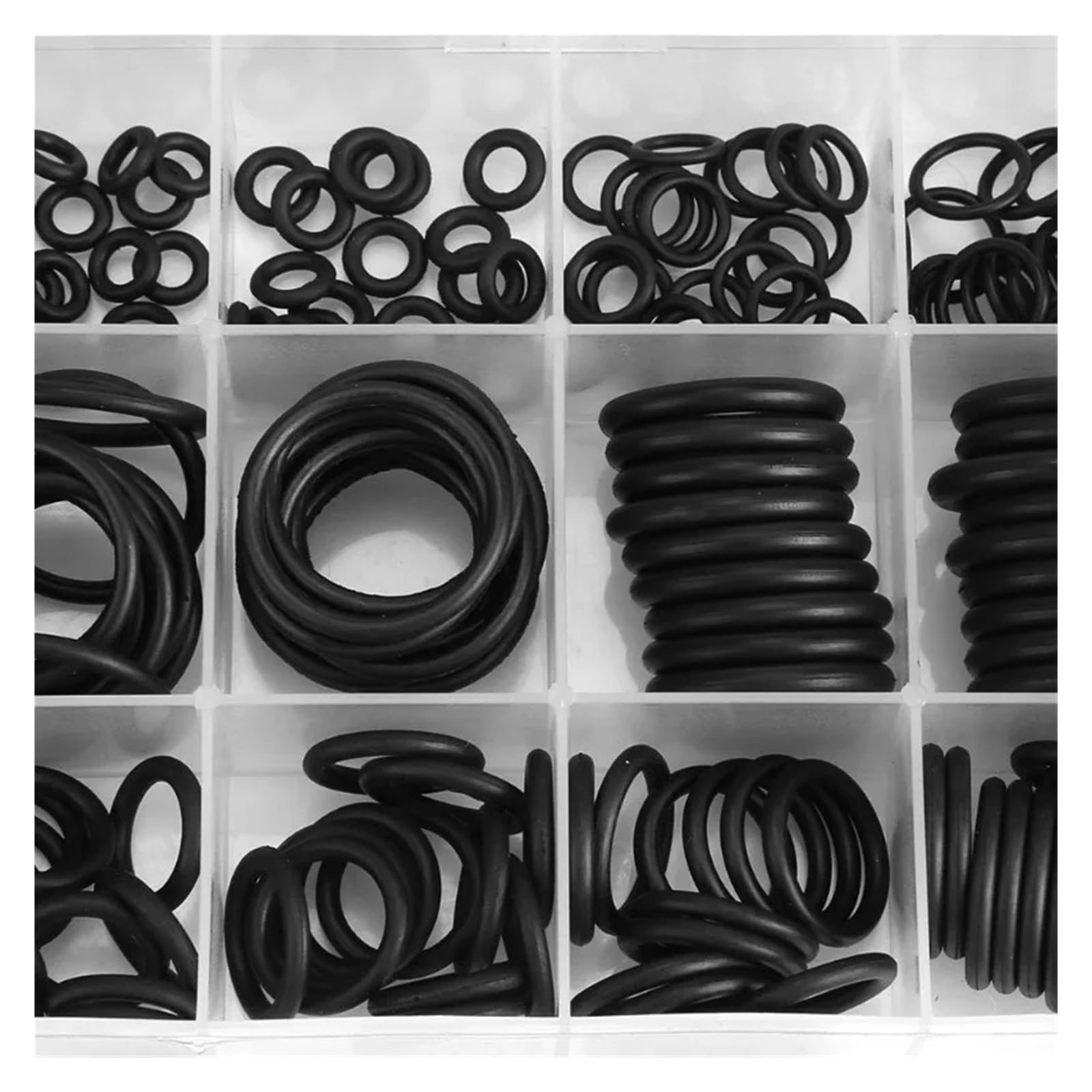 Wen ST 279PCS Rubber O Ring Oil Resistance O-Ring Washer Gasket Seals Watertightness Assortment Different Size with Plastic Box Kit Set