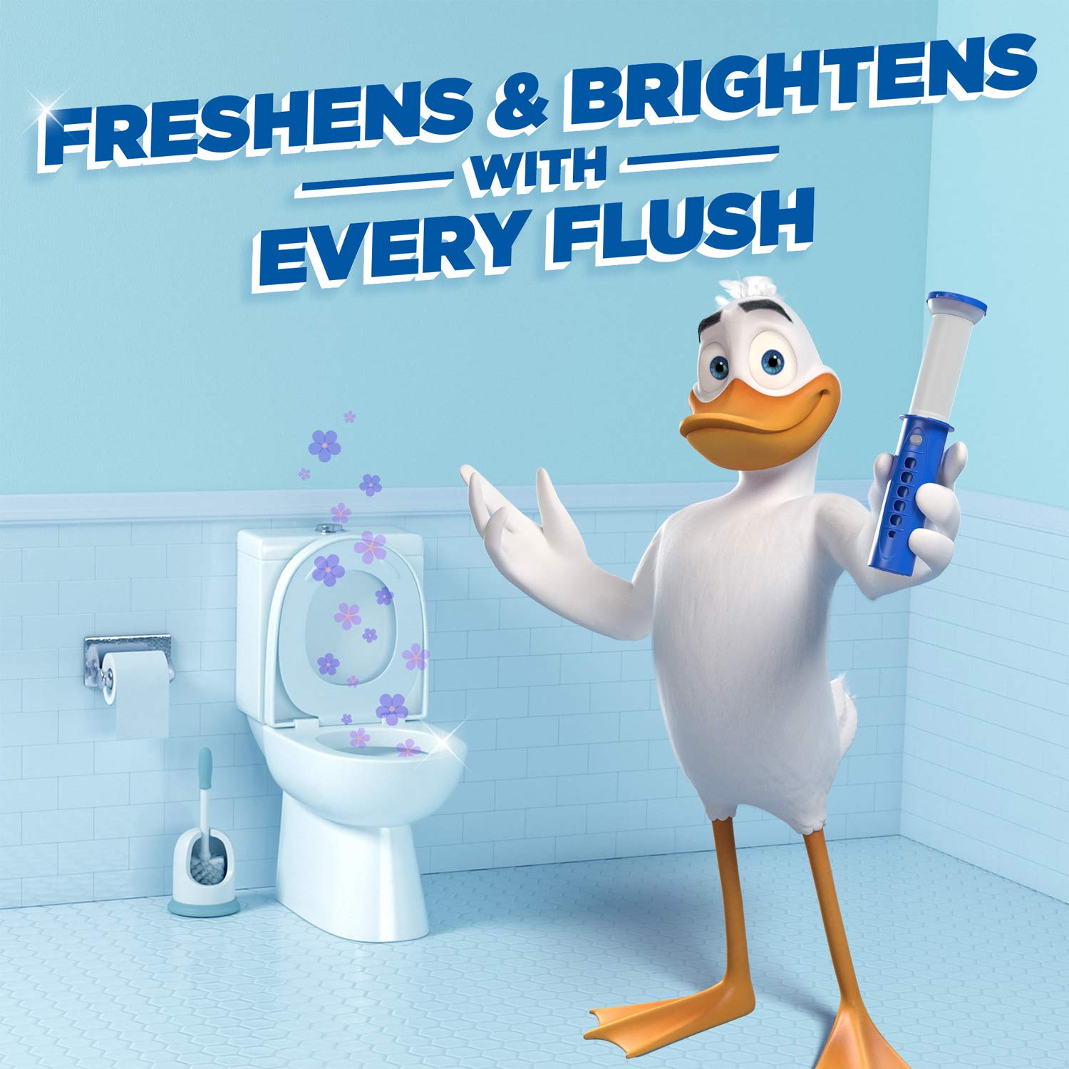 Duck Toilet Cleaning Discs, 5in1 Odour Eliminator & Rim Block for