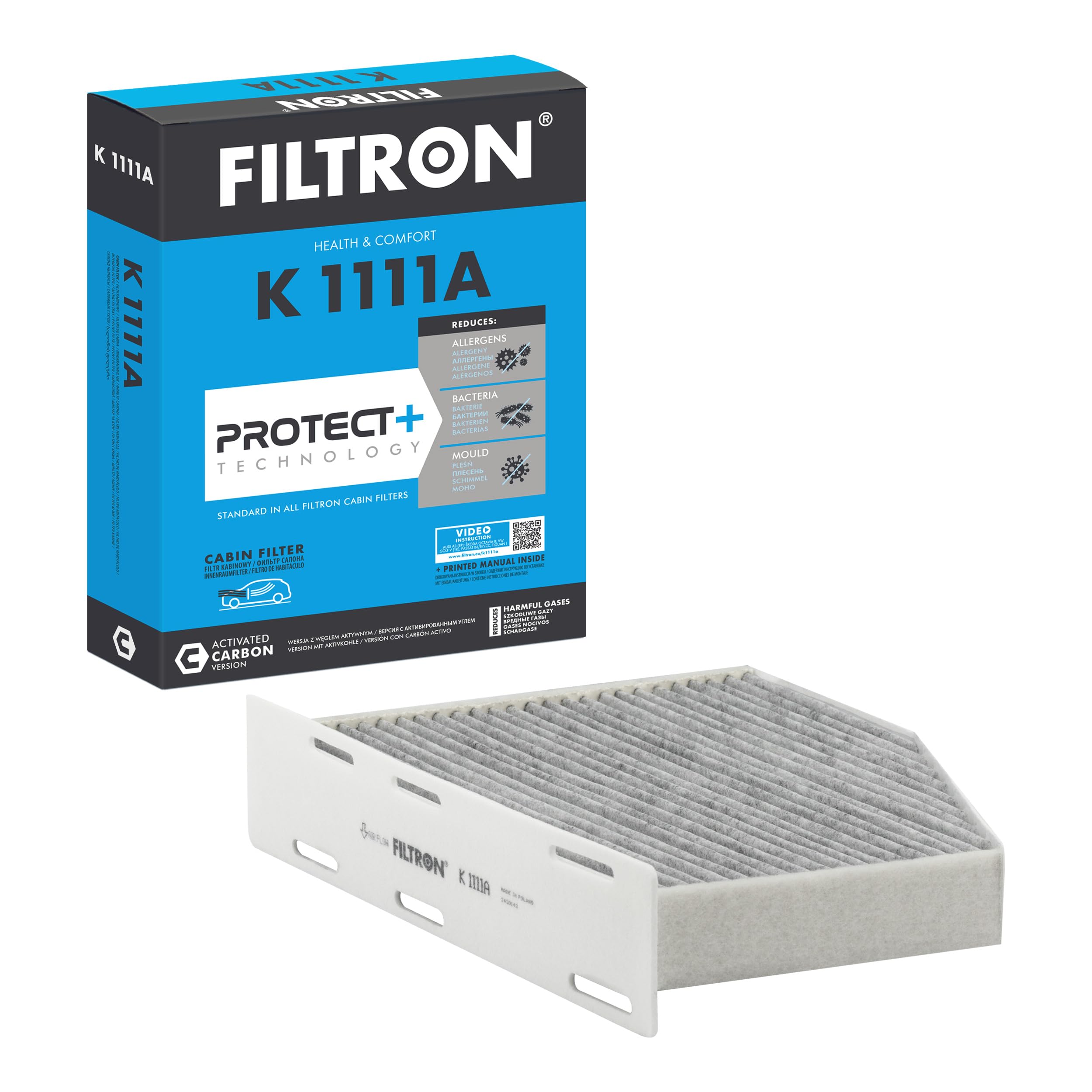 Fits FILTRON K 1111A Filter, interior air