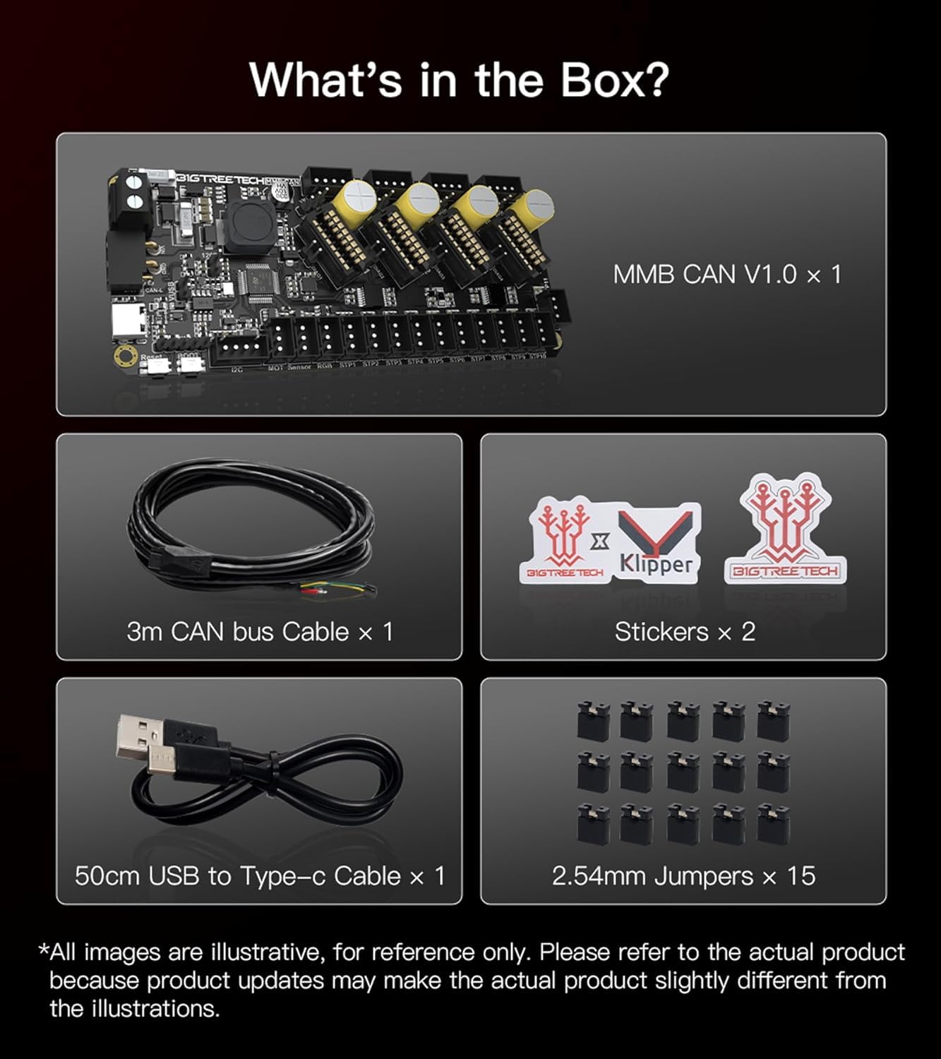 BIGTREETECH MMB Can V1.0 Board for Voron ERCF System, Control Board for Enraged Rabbit Carrot Feeder Support Multi-Material Feeding, for Voron 2.4 and Klipper 3D Printers DIY