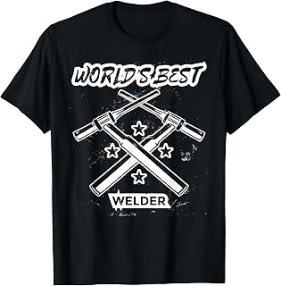 Mejor Soldador Mundo Trabajador Metal Cerrajería Camiseta