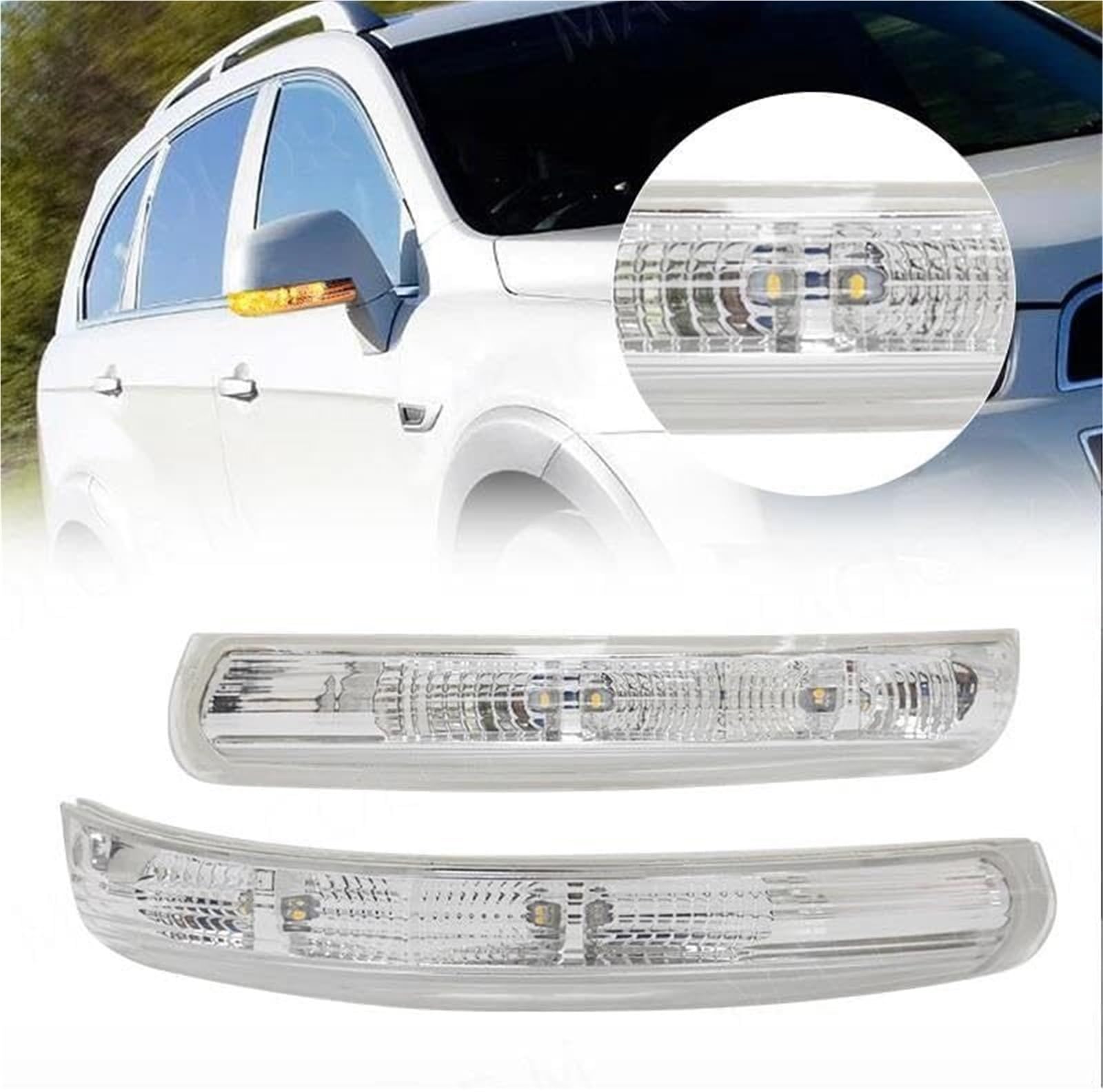 Auto-Seitenlichter Für Chevrolet Für Captiva 2007-2017 Seite Rückspiegel Drehen Für Signal Lampe(Left and right)