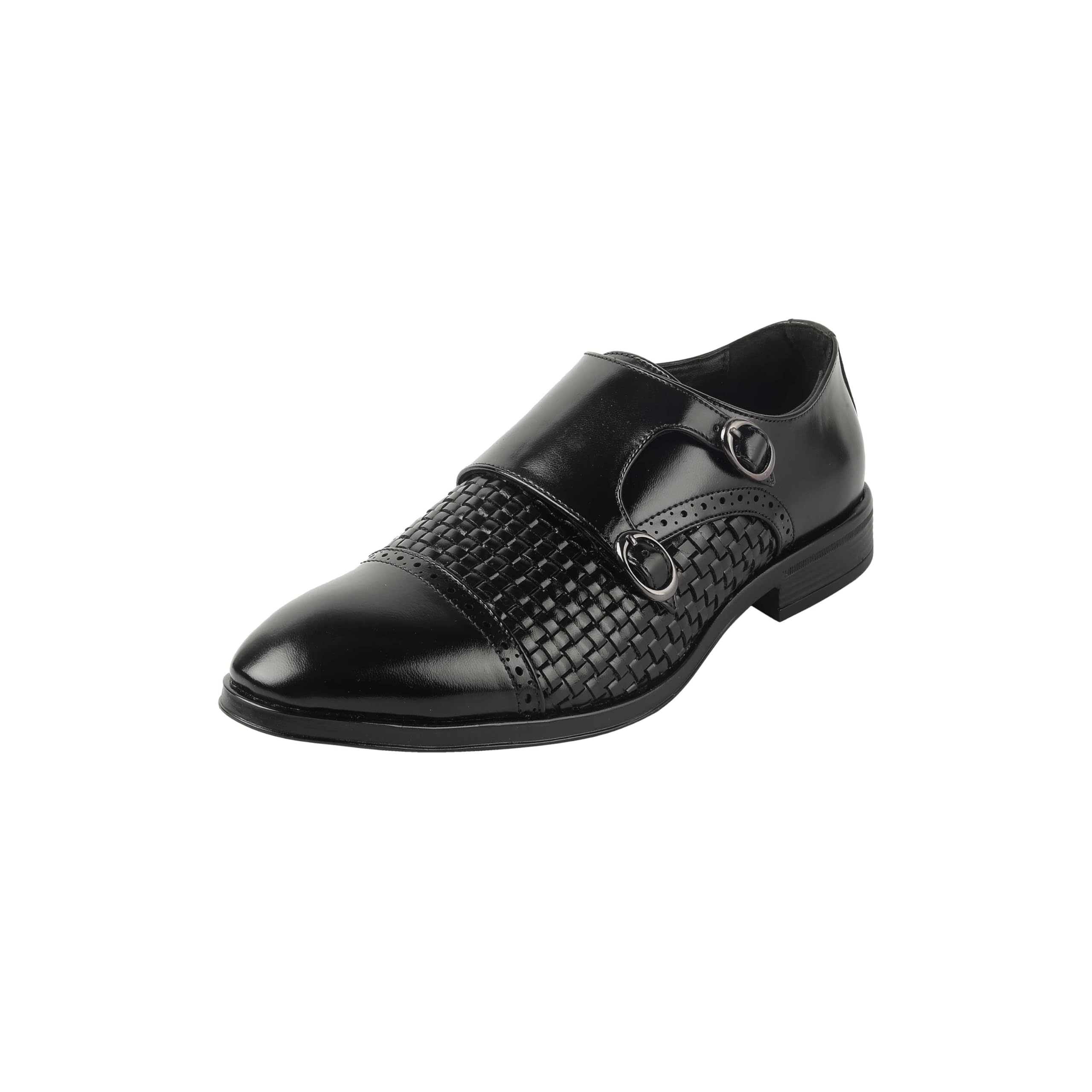 Men's Monk Strap Closure Formal - Monk Strap with Flat Sole-image-15