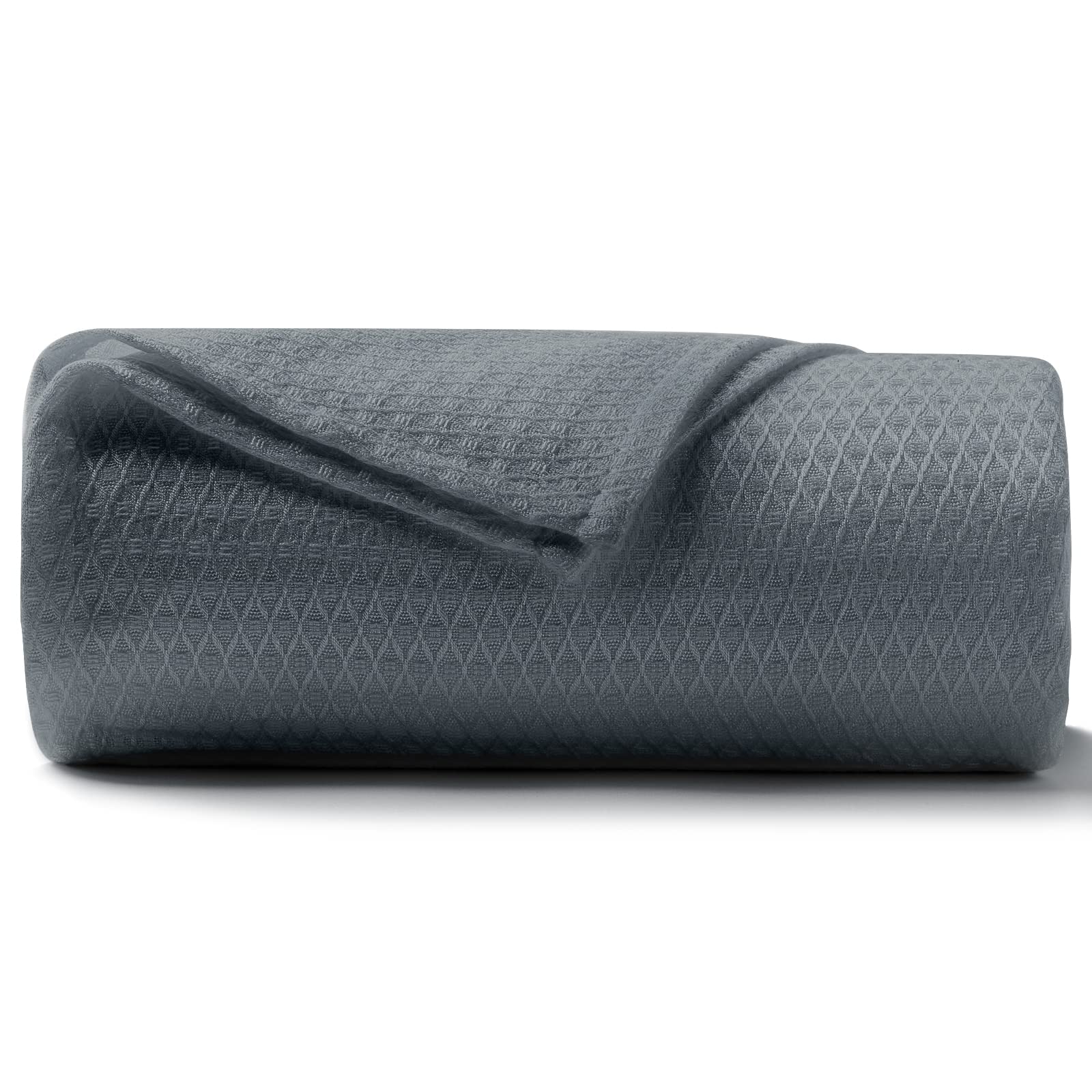 DANGTOP Cooling Blanket, Bamboo-Derived Rayon, Single Layered, Cooling Blanket, 59x79 inches, Steel Grey