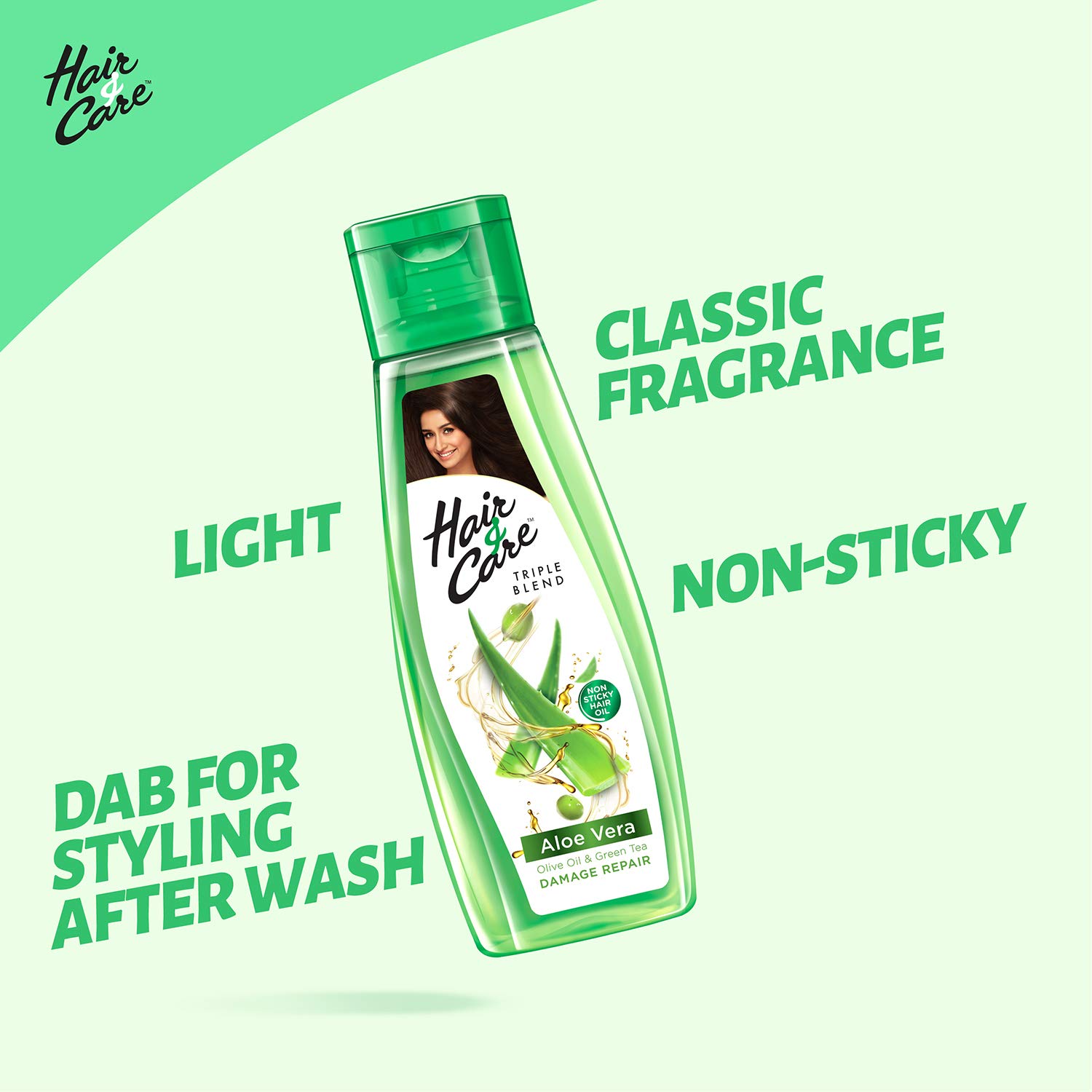 Hair Care With Aloe Vera Olive Oil Green Tea Damage Repair Non Sticky Hair Oil 500 Ml Buy Online In Czech Republic At Czech Desertcart Com 88341924