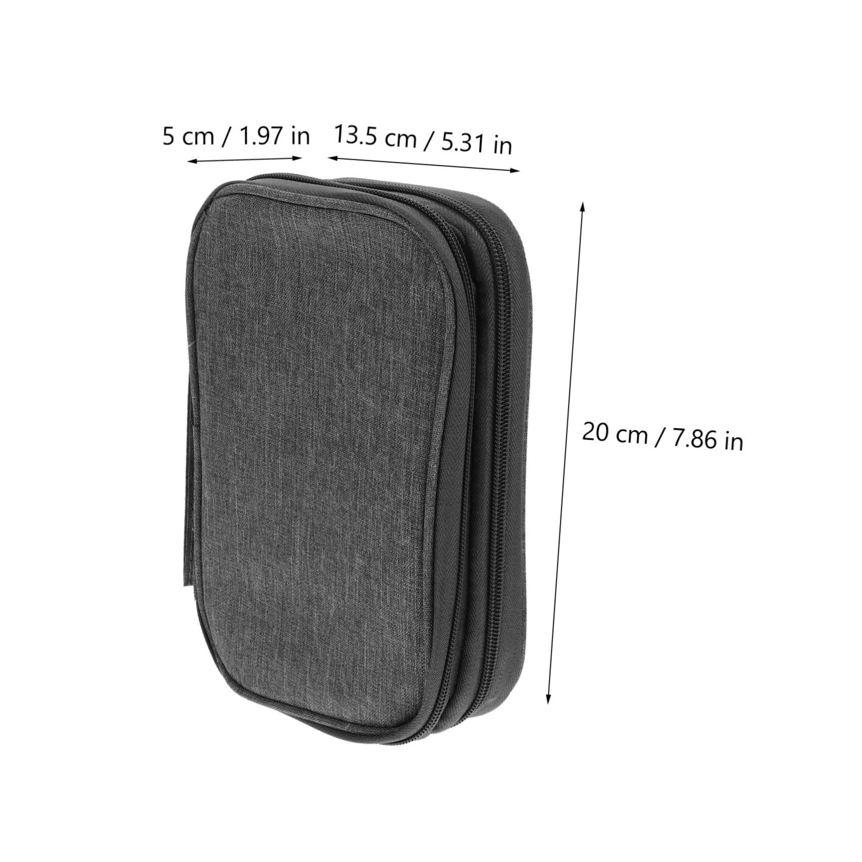 jojofuny Accessories Storage Box cable box number protective case small earphones accessory bag digital bag earphone travel organizer s headphone packing small tools outdoor Grey - Image 2