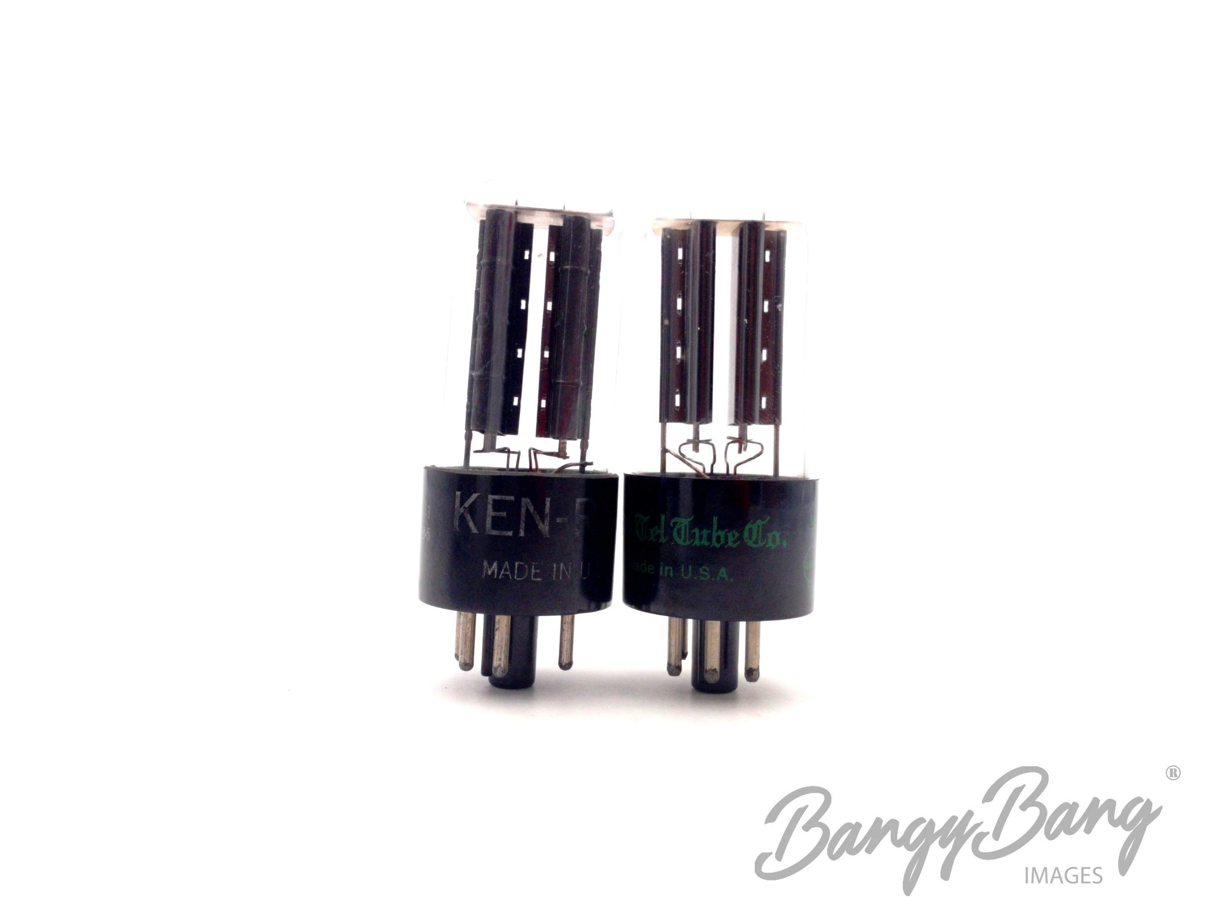 Matched Pair Ken-Rad/Rad-Tel 5Y3 Rectifier Guitar Amp.Tube- BangyBang Tubes