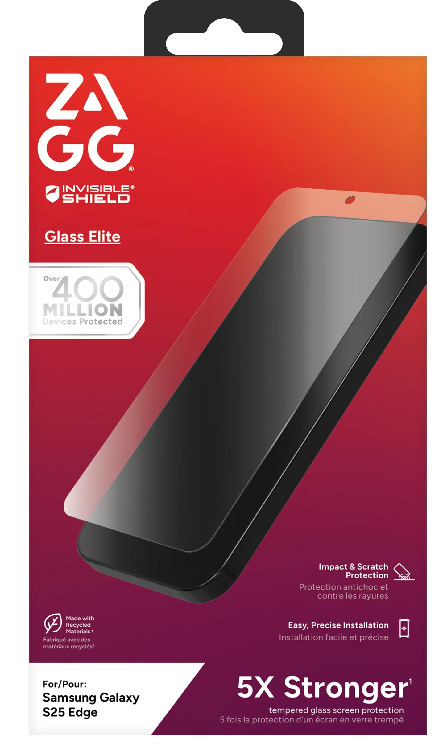 Zagg Invisibleshield Glass Elite For Galaxy S25 Edge