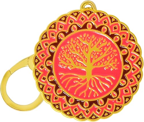 Llavero del árbol de la vida del Feng Shui para aumentar la reducción de la energía armonía amuleto riqueza porsperidad éxito regalo de Navidad Zen