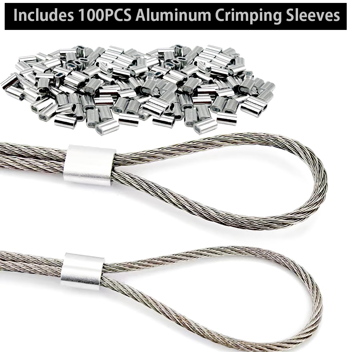 Tw Steel Cavo In Acciaio Inossidabile Grado T-304 - Diametro 7x7/1x19 1/16", Bobina Da 1000 Piedi (304m) Cavo Acciaio T-304 7/16 - Foto 11