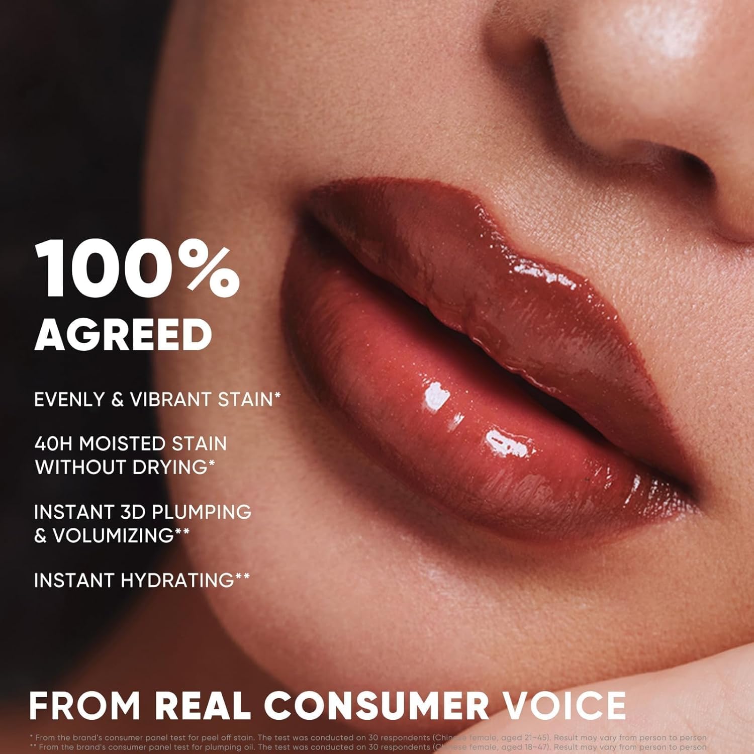 JUDYDOLL Peel Off Stain and Plumping Oil Duo - Long-Lasting Lip Stain with 3D Plumping Gloss, Hydrating and Non-Sticky Formula (#02 Lavender Mist) - Image 5