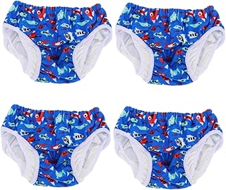 GALPADA 4 Pçs Fraldas De Natação Da Criança Fraldas De Algodão Fraldas Recém-Nascidos Para Bebês Calças De Treinamento De Algodão Calças De Treinamento De Pano Reutilizáveis Calças De