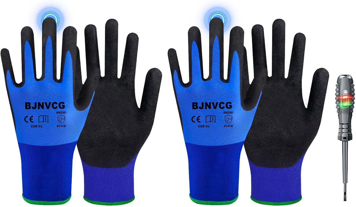 400V Electrical Insulated Gloves Electrician Gloves Flame Retardant&Anti-Slip Grip for Electrical Work