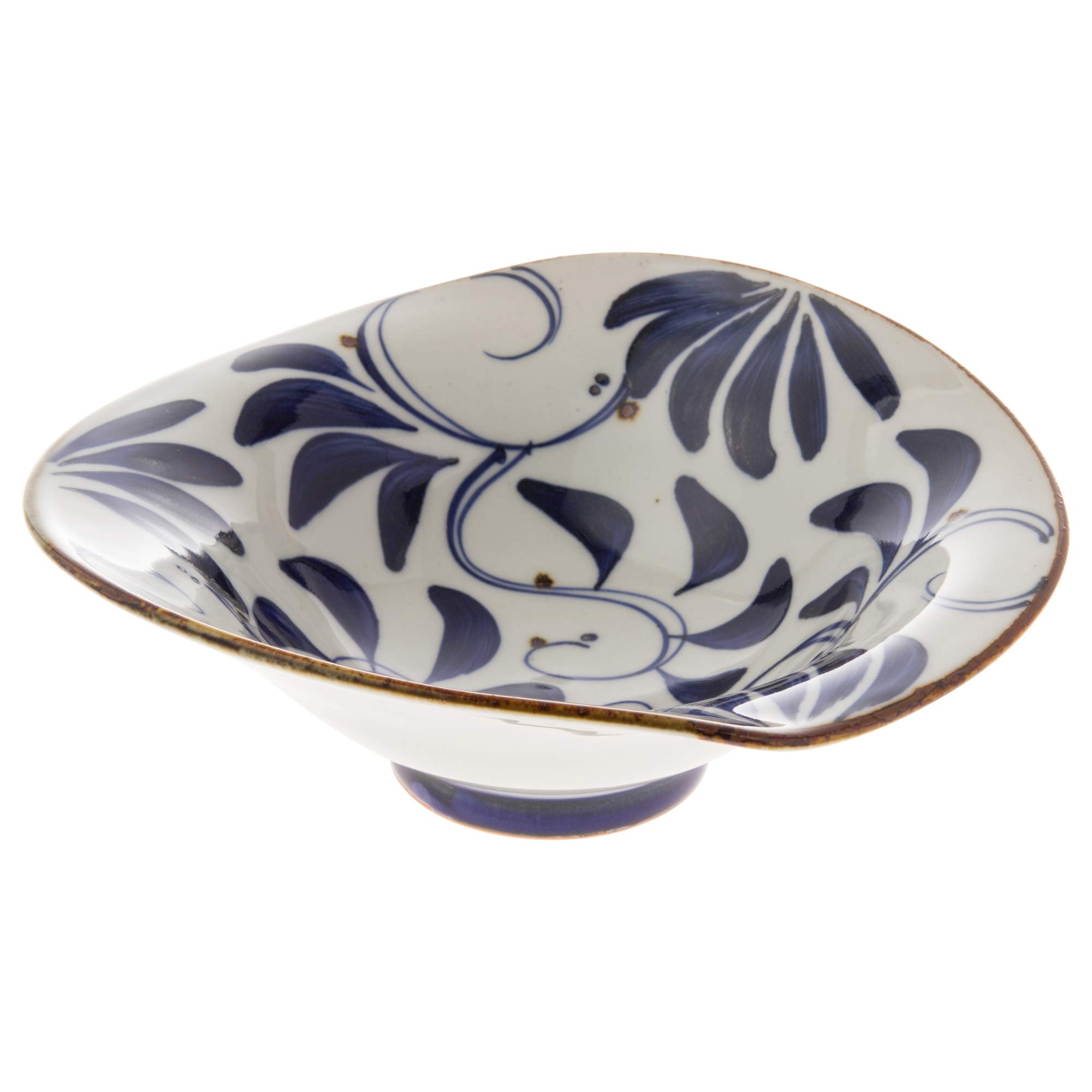Hasami Ware 14503 Karakusa Naburi Medium Bowl, 6.9 x 2.6 inches (17.5 x 6.5 cm)