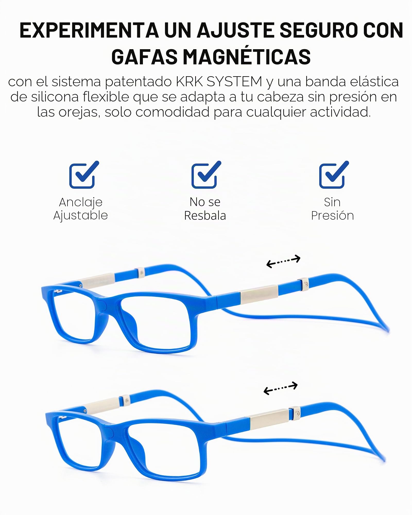 DIDINSKY Krik Gafas de Lectura Magnéticas, Filtro Luz Azul