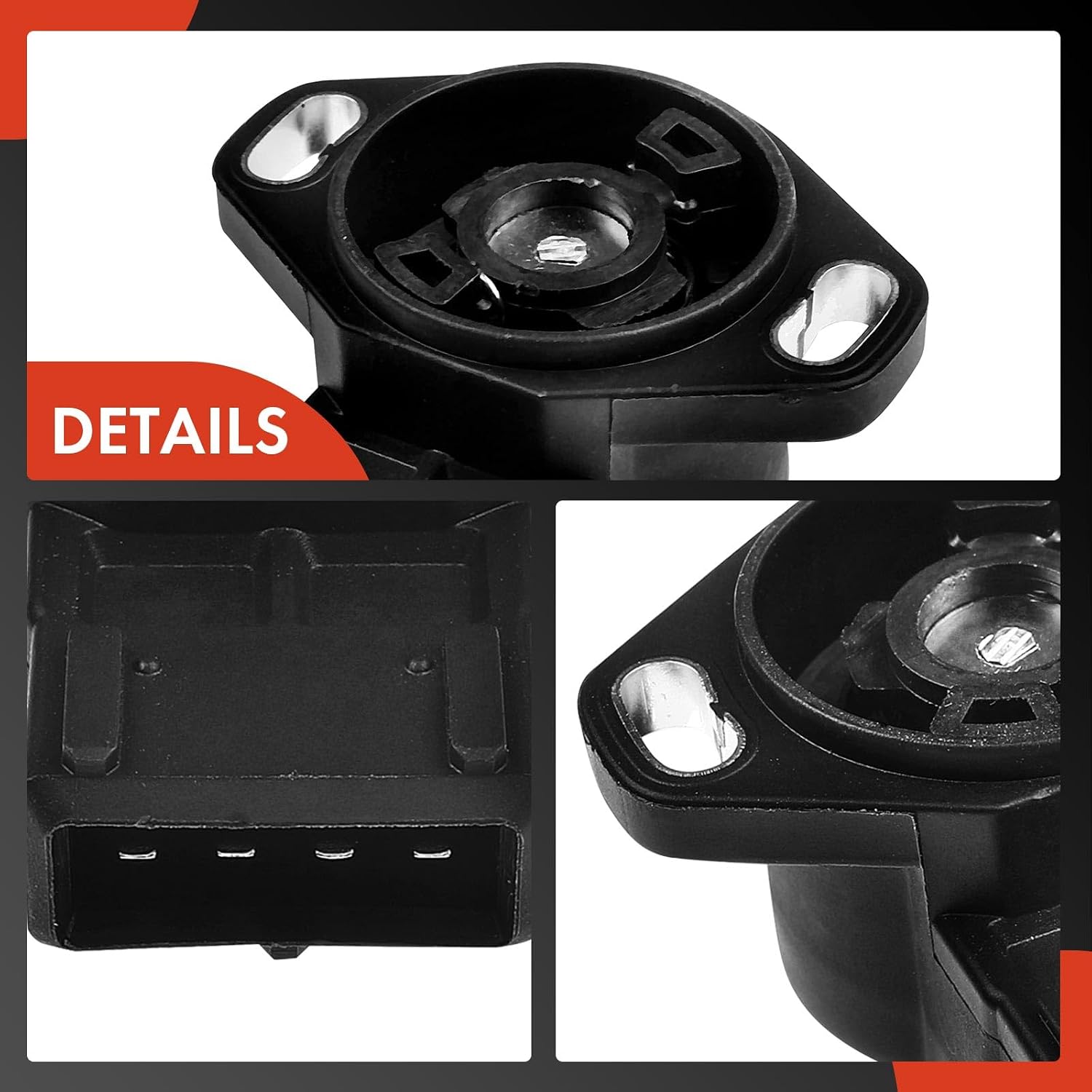 A-Premium TPS Throttle Position Sensor Compatible with Dodge Ram 50 1990-1991 Raider 1989 & Eagle Summit & Mitsubishi Montero Expo LRV Mighty Max & Plymouth Colt, Replace# MD614280