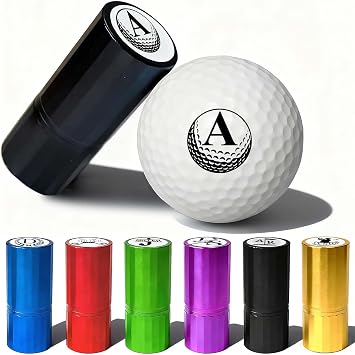 Lihome Personalized Golf Ball Stamp - Reusable & Waterproof Golfing Stamper - Ideal Gift for Golfers, Dads, Retirement, Durable Custom Golf Accessory for Fathers Day, Christmas & Birthday