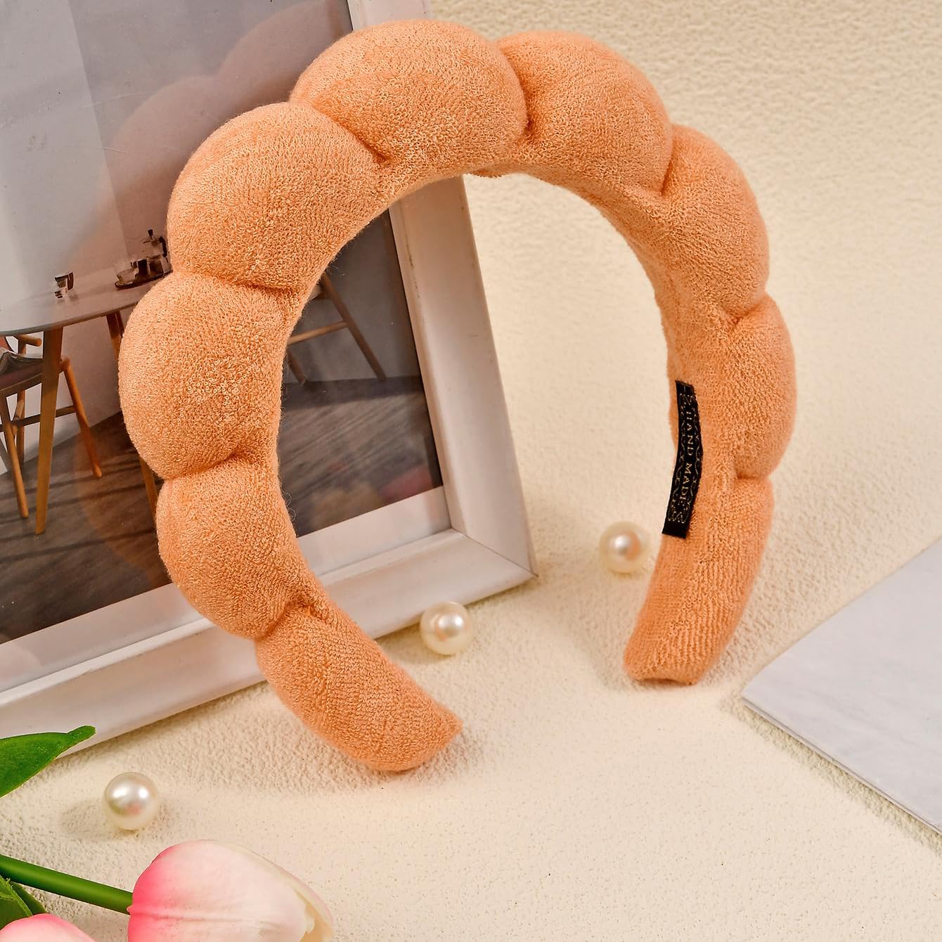 Spa Headbands for Women Washing Face, Facial, Makeup, Skincare image 3