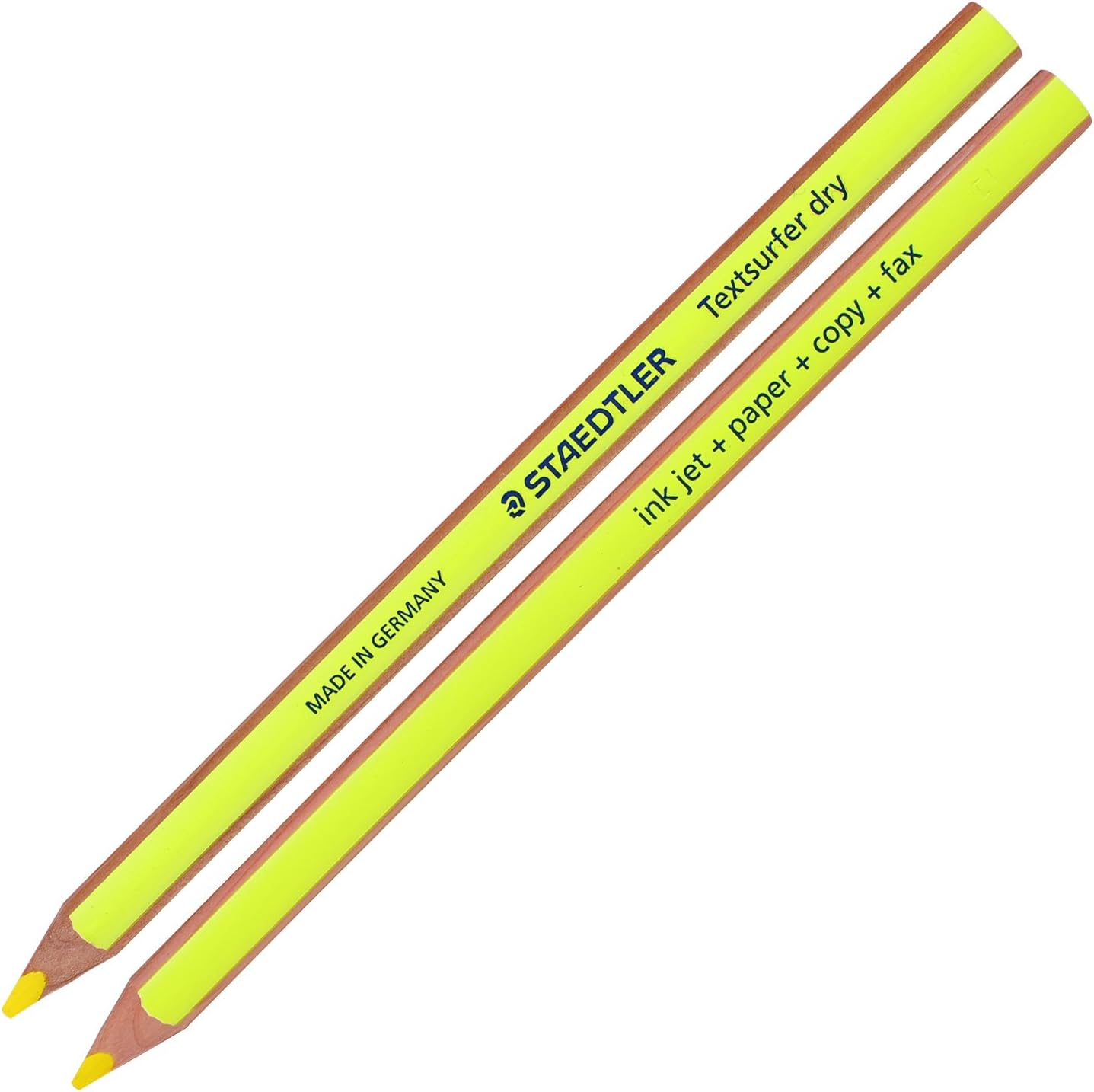 Staedtler Textsurfer Dry Highlighter Pencil 128 64-fn Drawing for Writing Sketching Inkjet,paper,copy,fax(pack of 12)color Mix