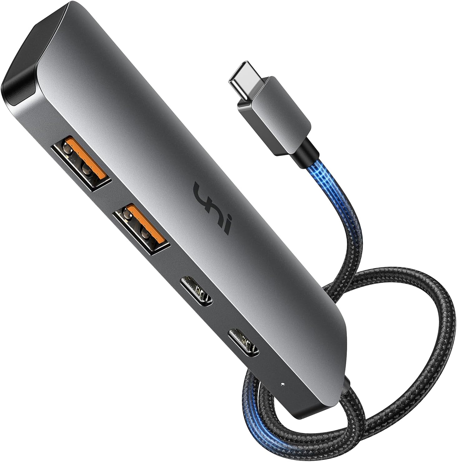 Baseus USB C Hub 10Gbps USB 3.2 Adapter mit LAN Ethernet, 4K@60Hz HDMI ...