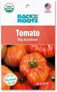 Back to the Roots Organic Big Rainbow Tomato Seed Packet, 100mg