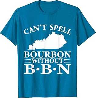 Bourbon Drinking Kentucky, Big Blue, Basketball T-Shirt