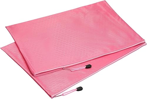 Miniatura 10 de PATIKIL Bolsas impermeables con cremallera, paquete de 2 carpetas de almacenamiento de documentos B4, bolsa para lápices para viajes de oficina