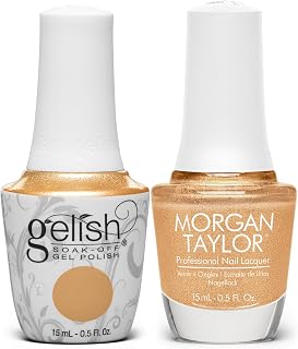 & Morgan Taylor Fall Living Our Life Collection Duo - 15mL TPO-Free Gel & 15mL Lacquer Combo, Long-Lasting, High-Shine, Easy Application, Chip-Resistant, Vibrant Color