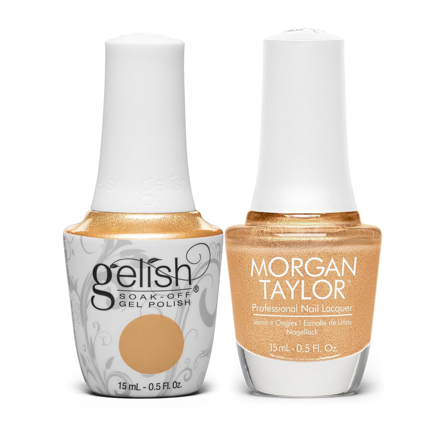 Gelish & Morgan Taylor Fall Living Our Life Collection Duo - 15mL TPO-Free Gel & 15mL Lacquer Combo, Long-Lasting, High-Shine, Easy Application, Chip-Resistant, Vibrant Color