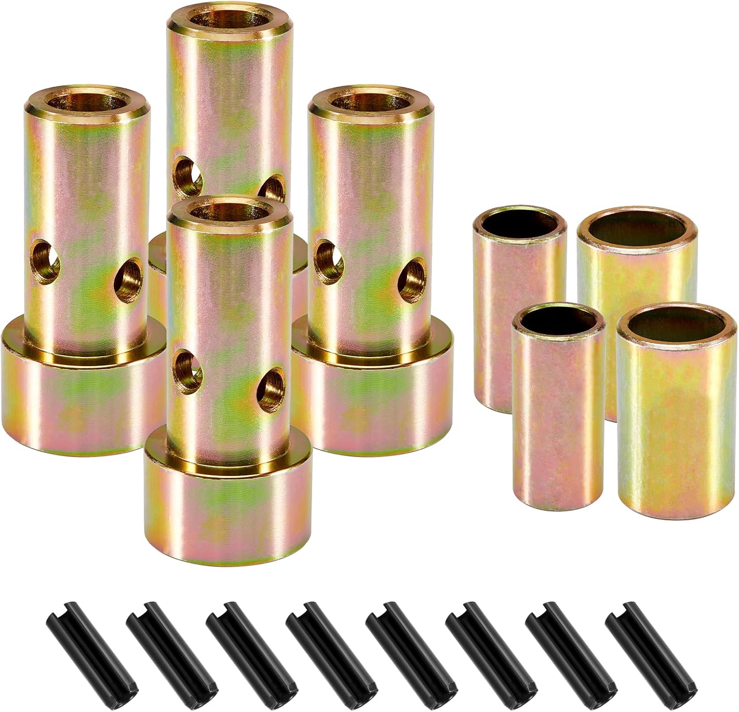 Cat 1 Quick Hitch Adapter Bushing Kit Fits Category I 3-Point Hitch Tractors with Quick Hitch System,2 Pairs of 3 Point pins bushings,Replace TK95029