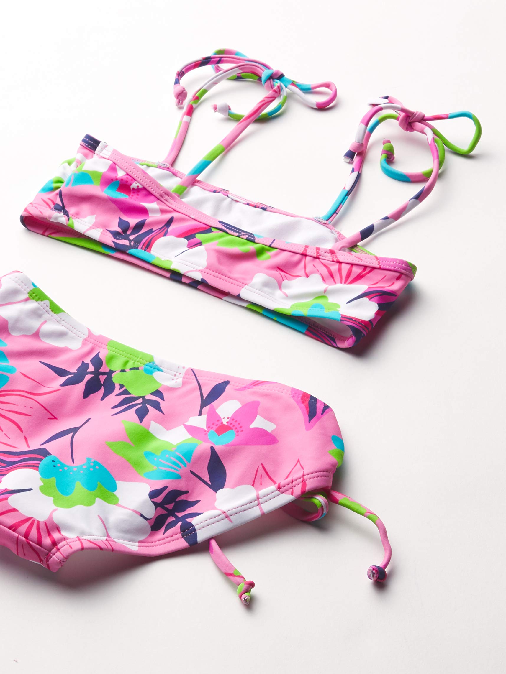 Kanu Surf Groovy Beach Sport Bandeau Bikini 2-Piece Swimsuit Costume a Due Pezzi Bambine e Ragazze