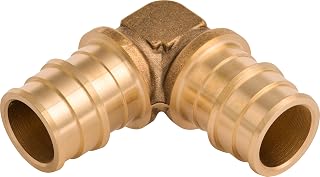 SharkBite 3/4 Inch 90 Degree Expansion Elbow for PEX-A Pipe, Brass Plumbing Fittings for PEX-A Tubing, UAB256LFA