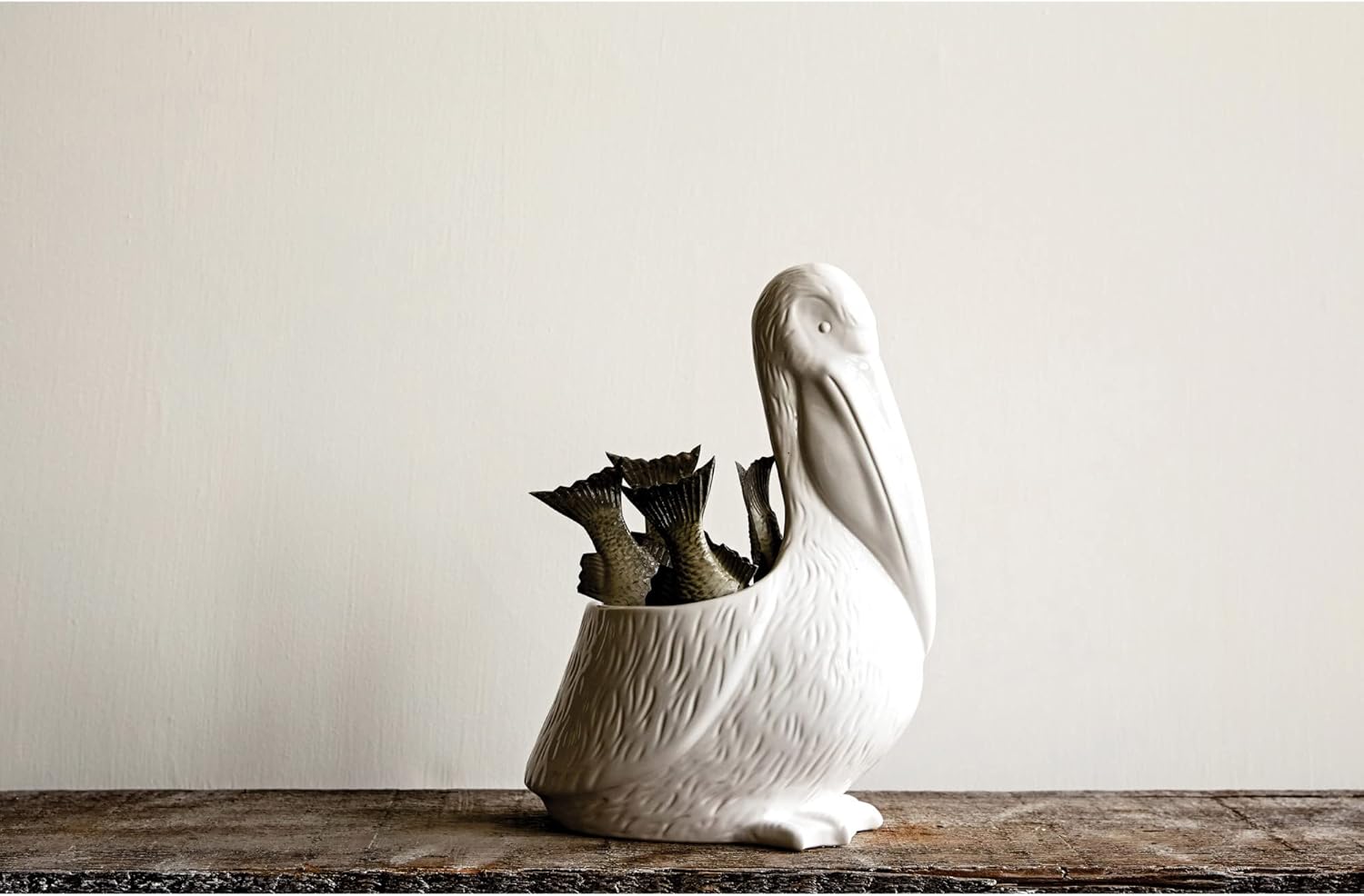 Creative Co-Op Pelican Shaped Planter