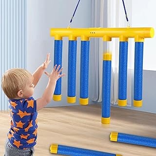 Falling Sticks, Hand-Eye Coordination & Reaction Training with Adjustable Speed & Sound Effects, Durable & Safe Design