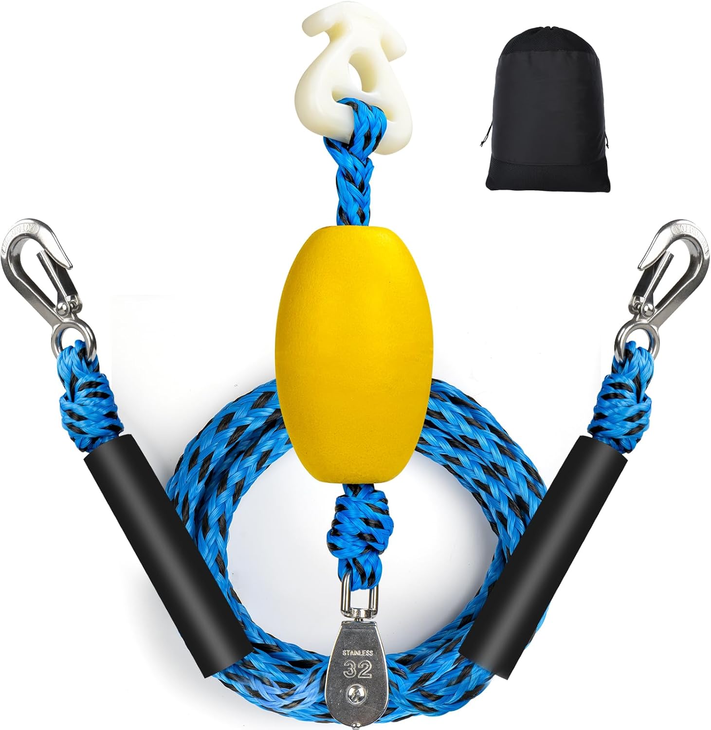 Boat Tow Harness and Wakesurf Rope with Handle