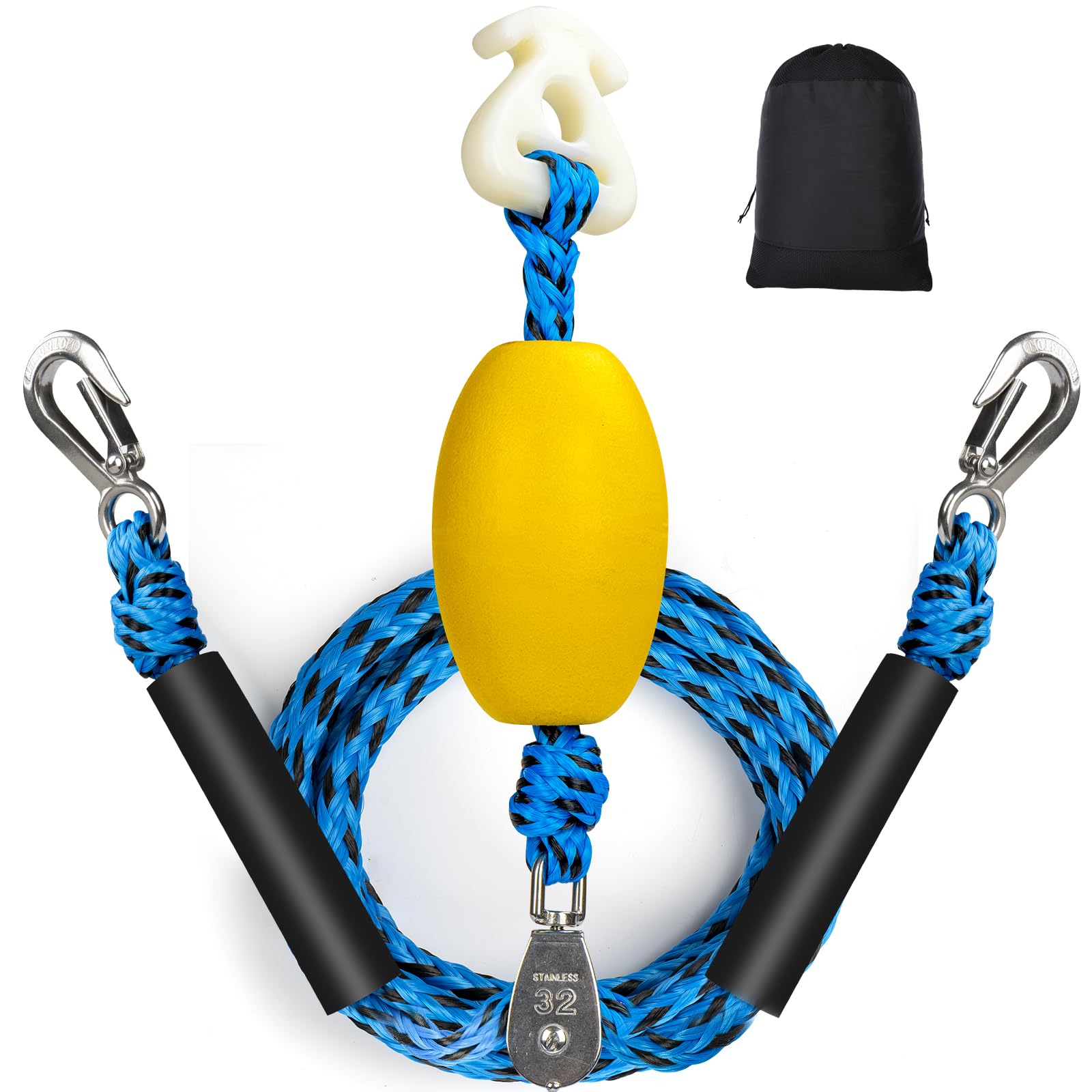 Mystic Wingfoil Harness Line Elastic for Soft Handles - Black 230271 34