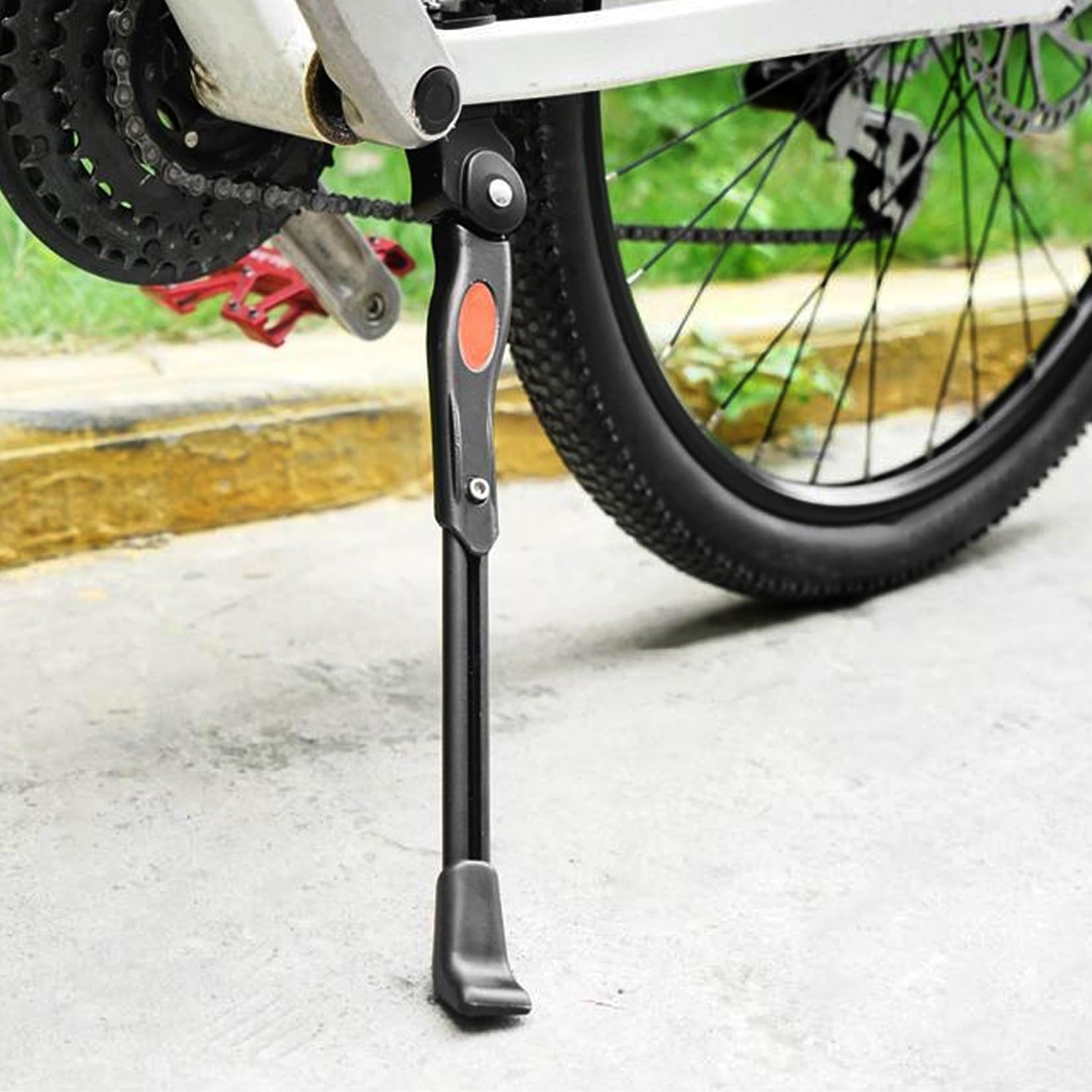 Soporte universal para bicicleta de 20 a 26 pulgadas, ajustable en altura, estable con pie de goma antideslizante para bicicleta de niños, bicicleta de montaña, bicicleta eléctrica