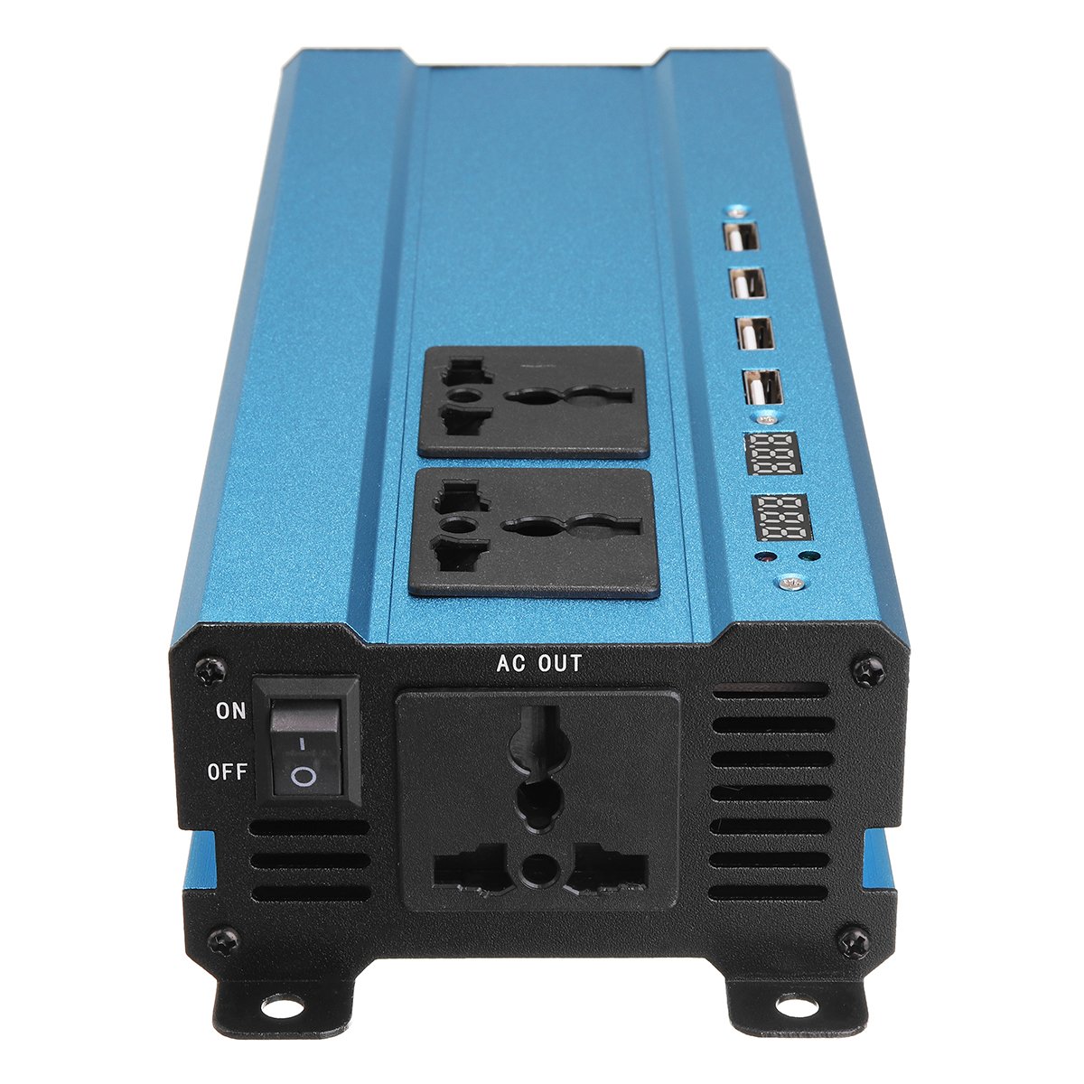 5000W 12V / 24V DC zu 220V Wechselrichter führte geänderten Sinus-Wellen-Konverter-Blau - 24V