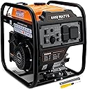 4400-Watts Inverter Generator, Open Frame Generator Gas Powered, Emergency Home Backup, RV Ready 30A Outlet, EPA Compliment
