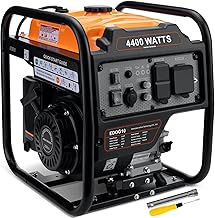 4400-Watts Inverter Generator, Open Frame Generator Gas Powered, Emergency Home Backup, RV Ready 30A Outlet, EPA Compliment